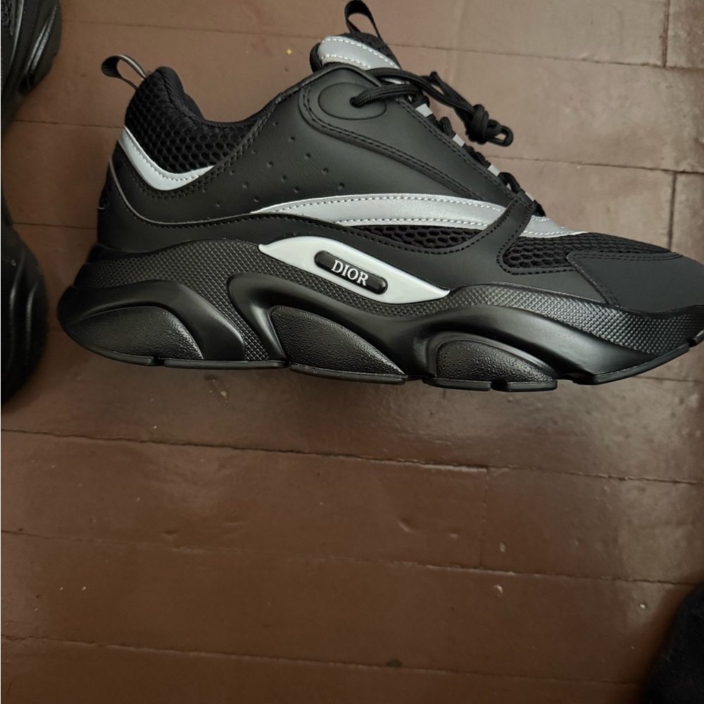 Dior Men's Black and Gray Sneakers